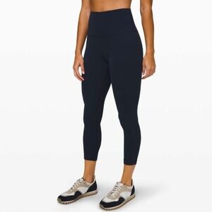 Lululemon Align Crop 21" Size Navy 6